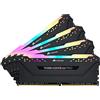 Corsair Vengeance RGB PRO 64 GB (4 x 16 GB) DDR4 3200 (PC4-25600) C16, nero