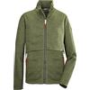 Killtec Boy's Giubbotto power stretch con colletto rialzato - KOS 59 BYS FLX JCKT, dark olive, 116, 37837-000