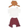 Miniland Dolls: set per bambini Dolls da 32 cm. Modello Ragazzo Dune, Ocre, Bordeaux E Bianco, 31647