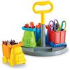 Learning Resources Kit Portaoggetti con Camion Kiddy Create-a-Space, Contenitore per materiale artistico, bambini, Organizzazione, stanza dei giochi, Dai 3 anni in avanti