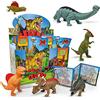 #sbabam s.r.l. 139/CN21, Jurassik Predators Pack da 3 bustine con soggetti differenti. Legend of Animals 3D collection