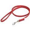 Julius-K9 Color & Gray Super Presa Guinzaglio Con Manico, 14 mm x 1.2 m, Rosso