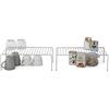 simplywire - Organizer per armadietti da Cucina - Confezione da 2 Ripiani - Acciaio Cromato