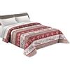 Tata Home Trapuntino Copriletto Trapuntato Primaverile Estivo 100 gr/mq Quilt Leggero Letto Una Piazza e Mezza 210x260 cm Fantasia Tirolese Made in Italy MOD. Alpin