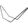 VivaGarden Supporto per Amaca da Giardino Allure in Acciaio cm 300x80x100 h colore Nero - AM807521