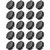 SONGMICS 20 x Giunto Connettore in Plastica ABS Nero per Armadio Modulare ALPC0B-20V1