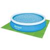 Bestway Tappeto Piscina Fuori Terra Fondo Morbido 78x78 Cm 9 Pezzi - 5,5 mq Bestway