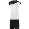 MIZUNO KIT AUTHENTIC MYOU TEE + HIGH KYU TRAD SHORT Maglia Shorts Donna