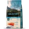 BRAVERY Crocchette salmone per cani, 7 kg, taglia S