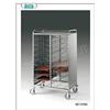 Carrello portavassoi Universali self service con SUPPORTI in Filo di Acciaio cromato, adatto per 24 VASSOI GASTRO-NORM 1 1 (cm 32,5x53) ed EURO-NORM (cm 37x53) - Dim. cm 95x60x183h