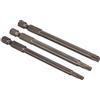 Bosch 2609255972 - Set di punte per cacciavite a torsione qualità standard da 89 mm, 3 pezzi