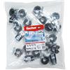 Fischer, 87125, Tubo comune FGRS morsetto più di 1/2 pollice BGU SB-SAMO