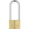 ABUS 02516 - Lucchetto in ottone con gambo lungo, 80 mm, per chiave tipo 1672