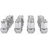 HASKYY 20 dadi cromati, M14 x 1,5 x 34, coni adatti per cerchioni/cerchi in lega, auto americane
