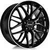 Cerchi in lega Avus Af19 7.5x17 Black Polished Lip