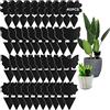 GeeRic 40PCS Trappole Mosche Adesivi, GeeRic Trappole Appiccicose per Insetto Pianta Parassiti Biadesivo Adesivi Trappole Inserito per Mosca,Insetti Parassiti, Moscerini,Afidi,Tarma in Balcone,Giardino Nero