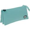 Grafoplás Bits & Bobs 37545431 Astuccio Scuola 3 Scomparti, Azzurro, 23.5x12x14cm, Bits & Bobs
