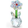 H&D HYALINE & DORA Ornamento statuina con girasole di cristallo, oggetti da collezione fiori da sogno in vetro, decorazione da tavola con confezione regalo, regali di San Valentino per lei