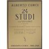 CURCI - 24 studi per violino in I posizione op.23