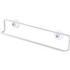 Yamazaki 6796 TOWER Towel Hanger with Suction Cups, white, Steel, 35.5 x 4 x 7 cm
