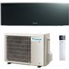 Daikin FTXJ20AB RXJ20A Climatizzatore Mono Split Parete Emura3 Nero BTU 7000 R-32 WIFI