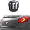 Fiat 14186D Adesivo 3D Ricambio Logo Nero per Bravo Posteriore