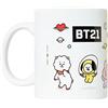 Grupo Erik Tazza BT21 - Tazza Colazione Ceramica con Colori Vivaci e Stampa di Alta Qualità 350 ml, Adatte a Lavastoviglie | Tazzine Caffe Particolari, Regali Divertenti: BTS Gadget