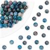 NBEADS 1 Filo 51Pcs/Filo Tondo Naturale Apatite Fili di Perline per Creare Gioielli, 8 mm, Foro: 1 mm, 39,9 cm