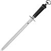 MITSUMOTO SAKARI 40 cm Ovali Acciaino Professionale, Manico in ABS | Giapponese in Acciaio ad Alto Acciarino Affilacoltelli, Acciaino Diamantato in Acciaio da Cucina, Manico in ABS e Magnete
