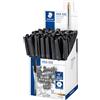 Staedtler Stick 430 M-2 penna a sfera media Box di 50 Black, 50 Pezzi