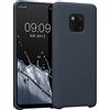 kwmobile Custodia Compatibile con Huawei Mate 20 Pro Cover - Back Case per Smartphone in Silicone TPU - Protezione Gommata - blu mirtillo