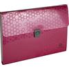Exacompta - Rif. 58410E - 1 valigia in polipropilene riciclato maia - chiusura a pulsante - 13 scomparti - dim 33 x 25 cm per formato A4 - colori casuali