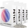 PETKIT 5 in 1 Lettiera per Gatti Mista - Confezione da 4, Lavabile, Inodore, Carbone Attivo, Ultra Assorbente e ad Asciugatura Rapida(quattro borse)