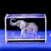 Uterstyle Elefante/3D inciso al laser arte di cristallo di elefante, cubo di cristallo incisione per la decorazione della casa, compleanno, elefante regali per donne, ragazze, bambini, uomini (50 x 50 x 80)