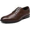 Bruno Marc Uomo Scarpe Eleganti Derby Vintage Elegante Stringate Basse Allacciare Sposa Oxford Nero SBOX229M-E Taglia 40 (EUR)