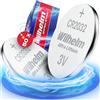 Wilhelm - Pila a bottone al litio, 3 V, 50 x CR 2032