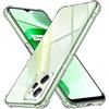 iVoler Cover per Realme C35 / Realme Narzo 50A Prime, Custodia Trasparente per Assorbimento degli Urti con Paraurti in TPU Morbido, Sottile Morbida in Silicone TPU Protettiva Case