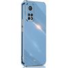 SEAHAI Cover per Xiaomi Mi 10T / Mi 10T Pro 5G, Custodia Protettiva Ultra Sottile ed Elegante in Silicone TPU Flessibile, Glitter Placcatura Phnom Penh Design Cover Antiurto Case, Blu
