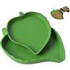 Vesaneae Confezione da 2 ciotole per mangime per rettili, ciotola per acqua e mangime per rettili, tartarughe terrestri, accessori per tartarughe, mais, serpenti