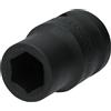 BRILLIANT TOOLS BT022633 Bussola per avvitatore a impulsi esagonale 1/2 12 mm, corta [Powered by KS TOOLS]