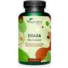Vegavero CHAGA BIO Vegavero® | 6000 mg (10:1) | Fungo Inonotus Obliquus | con 40% di Polisaccaridi e 30% di Beta Glucani | 90 capsule | Vegan