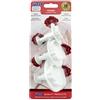 PME 3-Piece peonia stantuffo Cutter, Bianco, 21.5 x 9.1 x 6 cm