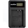 Norifon LP-E10 LCD USB Caricatore per Canon EOS 1100D, EOS 1200D, EOS Kiss X50, EOS Rebel T3 Fotocamera e Altro