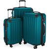 Hauptstadtkoffer Spree, Luggage Set Unisex Adult, Aqua Green, SET