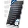 Yangtze Power Pannello Solare Monocristallino Fotovoltaico 130 W Batteria 12V Set a Scelta