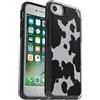 OtterBox Cover per iPhone 7/8/SE 2020/SE 2022, Symmetry, resistente a shock e cadute, cover sottile, testata 3x vs le norme anti caduta MIL-STD 810G, Cow Print
