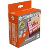 SteelSeries PrismCaps - Copritasteri a doppio colpo in stile budino - Resistente termoplastico PBT - Compatibile con la maggior parte delle tastiere meccaniche - Gambi MX - Bianco