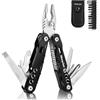 Morpilot Pinza Multiuso 25 in 1, In Acciaio Inossidabile con 11 Punte per Cacciavite con Clip per Tasca Per Campeggio,Sopravvivenza,Emergenza,con borsa in nylon