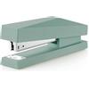 Miquelrius - Cucitrice per ufficio, Compatibile con punti metallici 24/6, Capacità di pinzare fino a 20 fogli, Design ergonomico, 122 x 60 x 76,5 mm, Ideale per l'uso quotidiano in ufficio, Verde