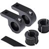 Kraumi - Supporto per luci da lavoro, 25 mm - 33 mm, morsetto universale per tubi, colore nero, adatto per paraurti, fuoristrada, auto, camion, moto
